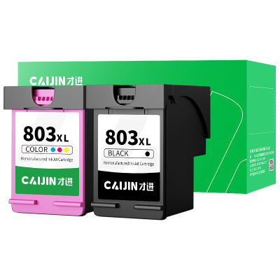 适用惠普803墨盒可加墨hp2132 2621 1112 2622 2130 2600打印机2131 2620彩色1110 1111 2623黑色deskjet2628