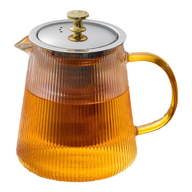 玻璃茶壶茶水分离耐高温