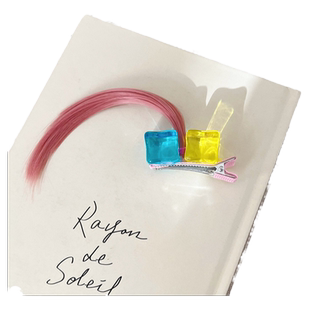 小孤独同款漫画粉色呆毛发夹女波奇酱cos小辫子假发顶夹头饰发卡