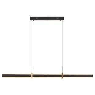 雷士照明现代简约轻奢一字护眼餐厅吊灯全光谱极简吧台餐厅灯具