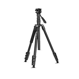 富图宝A4i旅行便携板扣三脚架A5i微单反相机摄影手机拍照户外直播专业碳纤维三角支架视频液压云台摄像独脚架