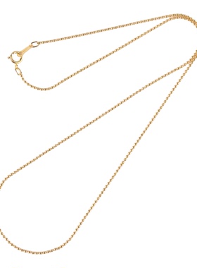 美国进口14k包金项链女款锁骨链