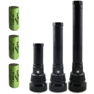 XHP70夜潜水强光手电筒XHP50远射500米聚焦型2-3节26650可用xph70