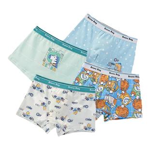 男童内裤全棉宝宝四角短裤儿童纯棉中大童男孩男小童夏季平角底裤