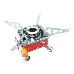 户外迷你小四方炉燃气炉 便携式折叠卡式炉野营炉头野炊烧水炊具