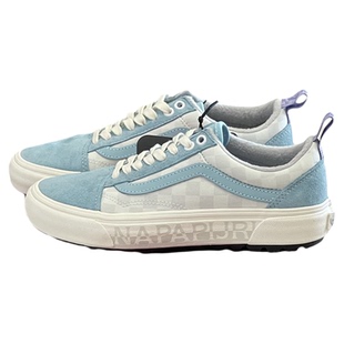 Vans x Napapijri Old Skool Mte 棋盘格奶蓝色滑板鞋VN0A5I1297E