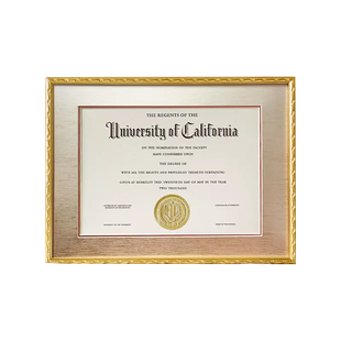 金箔铝合金证书框荣誉证书A4画框装裱定制相框挂墙专利展示授权书