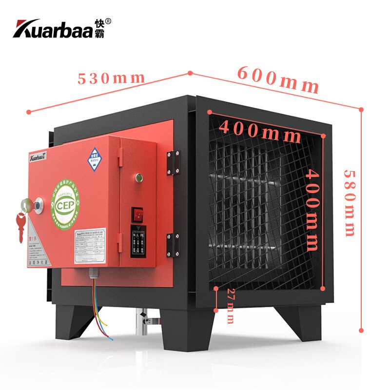 快霸油烟净化器酒店烧烤餐饮饭店饭馆厨房烟雾净化器 10000风量