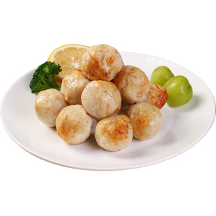 野人日记高蛋白魔芋脆骨鸡肉丸早餐健身餐半成品速食火锅丸子