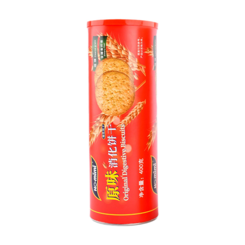 Ho.mimi牌燕麦消化饼干含膳食纤维坚果粗粮烘焙代餐零食饼干400克
