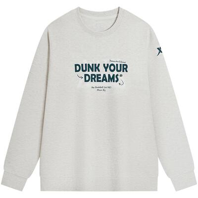 特步卫衣男士秋季2025新款长袖圆领毛圈针织运动服975329920272