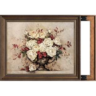 电表箱装饰画2026新款欧式餐厅配电箱遮挡挂画美式客厅油画高级感