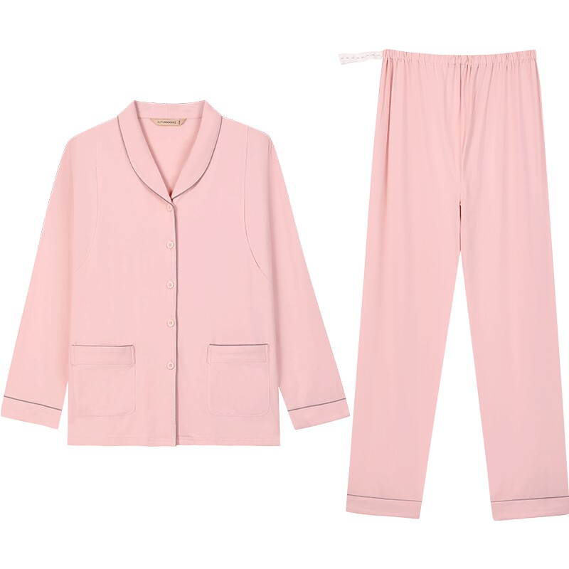 夏薄款纯棉月子服秋鹿