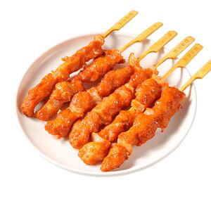 骨肉相连烧烤串冷冻半成品炸货小吃鸡柳炸串食材里脊肉大鸡块新鲜