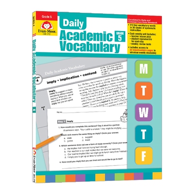 英文原版 Daily Academic Vocabulary Grade 5 TE 每日练习系列 专业词汇 五年级 完整版 英文版 进口英语原版书籍