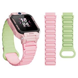 适用小天才电话手表z11表带儿童z10/z9少年版z8a硅胶z7s磁吸z6pro/z5防丢q2a/q1r替换带D3S/U3智能JW腕带配件