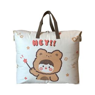 装被子收纳袋大容量幼儿园衣物棉被整理家用行李打包搬家袋编织袋