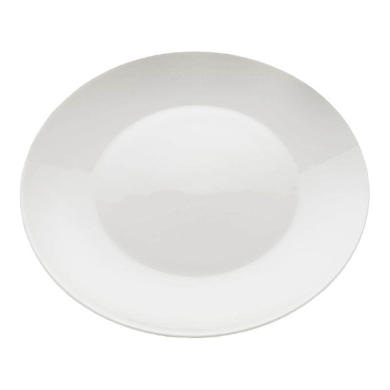 隆达骨瓷纯白餐具家用淘瓷浅盘