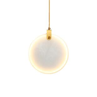 全铜云石吊灯新中式楼梯灯客厅卧室背景墙酒店前台橱窗床头吊线灯