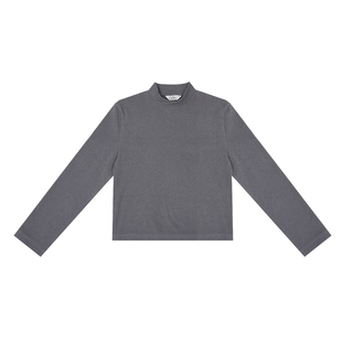 织造司原创汉元素半高领打底衫女2025新款秋冬长袖内搭上衣高级感