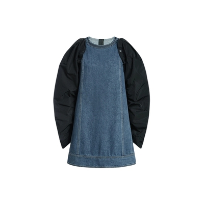 ochirly欧时力活动袖牛仔连衣裙