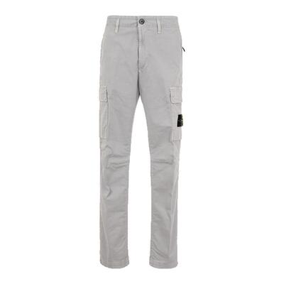 STONE ISLAND 春夏男工装长裤棉混纺多口袋设计银泰百货 301574