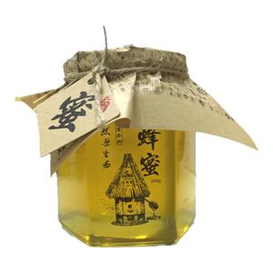 云部落无添加蜜蜂1斤装深山野生土蜂蜜自家中华小蜂巢提取玻璃瓶