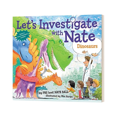 英文原版 Let's Investigate with Nate #3 Dinosaurs 跟着内特去研究恐龙 儿童自然知识科普 英文版 进口英语原版书籍