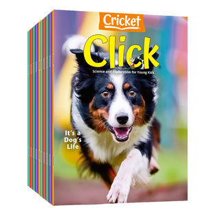 【现货/订购】美国儿童读物Click 点击世界艺术科普读物英文杂志 小学科学艺术自然环境 少年英语蟋蟀童书杂志2023/24/2025年订阅