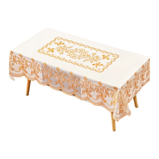 加厚欧式pvc桌布防水防烫正方台布长方形餐桌垫免洗塑料茶几布艺