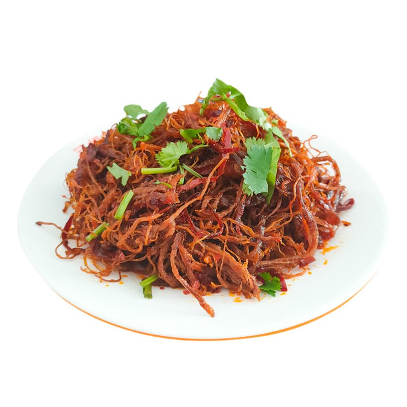 佳木斯拌菜牛肉丝鲜族三姐妹星星新鲜春花拌面牛肉丝子东北冷面