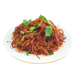 佳木斯拌菜牛肉丝鲜族三姐妹星星新鲜春花拌面牛肉丝子东北冷面