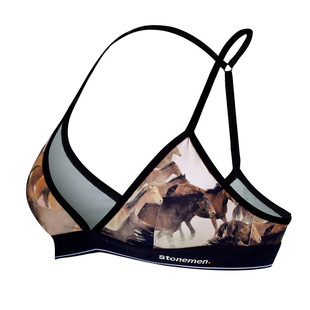 stonemen【源自澳洲】性感三角杯无钢圈美背舒适内衣薄文胸-马群