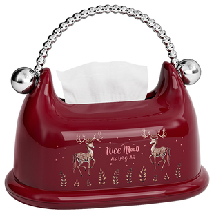 纸巾盒中古风家用客厅高档轻奢高级感桌面手提弹簧餐巾抽纸收纳盒