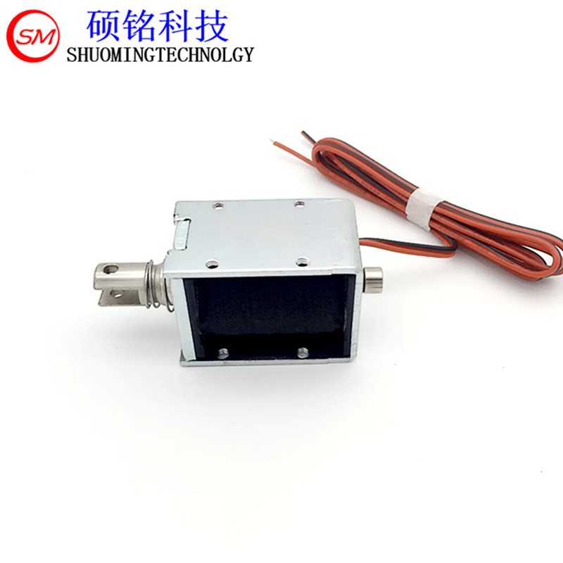 东莞硕铭电磁厂家SM1040S-1三禁辊锁闭门器闸门电磁铁联动