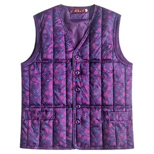 特大号女胖老人棉坎肩肥佬宽松加肥加大码马甲妈妈加厚羽绒棉背心