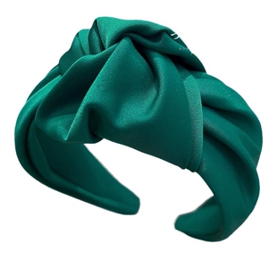 高颅顶发箍网红2026年新款韩国气质缎面宽边头箍压发夹发卡头饰品