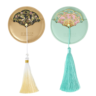 故宫 锦绣花开梳妆镜 化妆镜手持 生日礼物 妇女节礼物 故宫文创