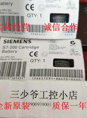 议价6ES7291-8BA20-0XA0西门子S7-200PLC原装电池6ES7 291-8BA2O-