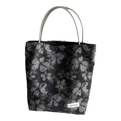 GGSG原创小众牛仔布包手提托特包