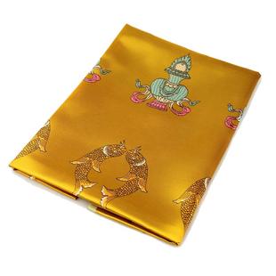 哈达藏族饰品蒙古族礼仪用品八吉祥结婚仿丝绸围巾加厚五色批量发