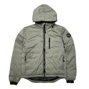 国内现货CANADA GOOSE加拿大鹅新款Lodge男士黑标连帽哑光羽绒服