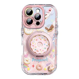 沃艾尼适用苹果16pro手机壳17p甜心甜甜圈15自带磁吸支架14promax硅胶iPhone13全包防摔plus高级12女款11挂绳