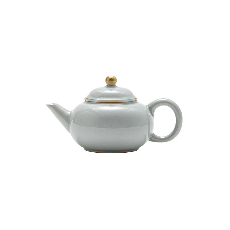 寻心中式复古陶瓷仿古釉茶壶