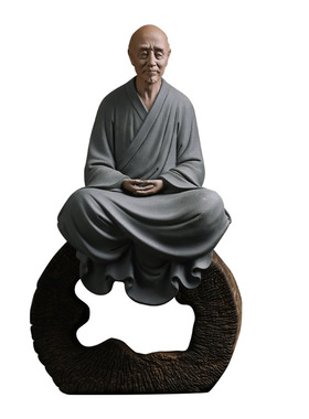 弘一法师李叔同佛家人物肖像雕塑