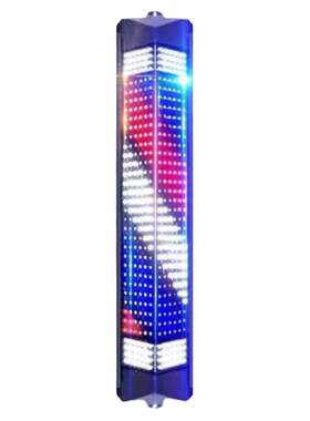 理发店三角LED轻奢美发灯防水挂墙发廊理发店门口复古带遥控转灯