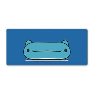 可爱猫猫虫蓝色咖波鼠标垫超大号丝滑防水滑Bugcat Capoo deskmat