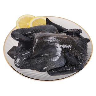 正宗乌鸡新鲜现杀活鸡农家散养乌鸡黑鸡滋补煲汤五黑鸡整只月子鸡