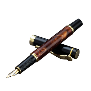 永生亚克力树脂美工弯头弯尖钢笔手工打磨笔尖高颜值商务办公个性签名学生书法练字专用钢笔精美礼盒送礼自用