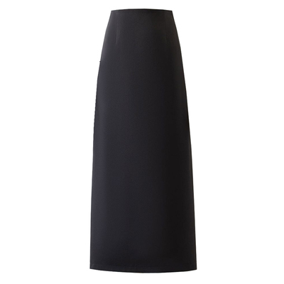 后开叉西装直筒半身裙女夏季